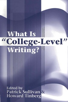 What is "College Level" Writing?